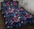 Tropical Palm Tree And Flower Quilt Bed Set - Polynesian Pride