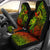 Hawaii Car Seat Cover - Polynesian Hammerhead Shark Hibiscus Universal Fit Black - Polynesian Pride