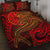 Tahiti Quilt Bed Set - Red Shark Polynesian Tattoo Red - Polynesian Pride