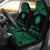 Nauru Polynesian Custom Personalised Car Seat Covers - Pride Green Version Universal Fit Green - Polynesian Pride