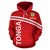 Tonga All Over Hoodie Rugby Style - Polynesian Pride