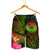 American Samoa Polynesian Men's Shorts - Hibiscus and Banana Leaves - Polynesian Pride