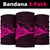 Polynesian Shaka Map Hawaii Bandana 3 - Pack - Pink - Polynesian Pride