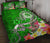 FSM Quilt Bed Set - Turtle Plumeria (Green) Green - Polynesian Pride