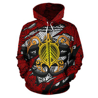 Aloha Turtle Polynesian Hoodie - Polynesian Pride