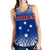 Samoa Women's Racerback Tank - Polynesian Fog Blue - Polynesian Pride