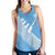 (Custom Personalised) Fiji Tapa Rugby Women Racerback Tank version Style You Win - Blue Blue - Polynesian Pride