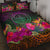 Palau Quilt Bed Set - Summer Hibiscus Art - Polynesian Pride