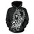 Polynesian Suffer Kanaka Warrior Hawaii Hoodie White - Polynesian Pride