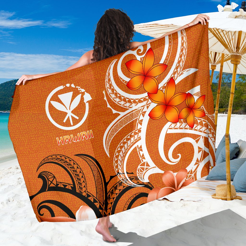 Hawaii Sarong - Hawaiian Spirit Sarong - Hawaii Sarong - Hawaiian Spirit One Size Orange - Polynesian Pride