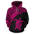 Hawaii HoodieTurtle Mermaid Polynesian Tattoo Pink - Polynesian Pride