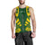 Society Islands Men Tank Top - Polynesian Tattoo Flag White - Polynesian Pride