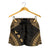 Yap Women's Shorts - Polynesian Chief Gold Version Women Gold - Polynesian Pride