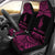 New Caledonia Polynesian Car Seat Covers - Pride Pink Version Universal Fit Pink - Polynesian Pride