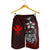 Polynesian Hawaii Men Shorts Red - Turtle with Hook - Polynesian Pride