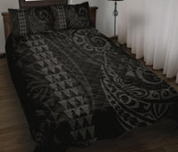 Hawaii Polynesian Quilt Bed Set Grey - Polynesian Pride