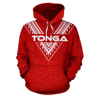 Tonga Polynesian All Over Hoodie - Polynesian Pride