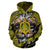 Honu Polynesian Yellow Hawaii Turtle Hoodie - Polynesian Pride