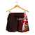 Solomon Islands Polynesian Women's Shorts - Coat Of Arm With Hibiscus - Polynesian Pride