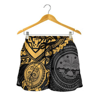 Federated States Of Micronesia Women's Shorts - Golden Turtle - Polynesian Pride