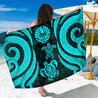 Tahiti Sarong - Tentacle Turtle Turquoise SARONG ONE SIZE TURQUOISE - Polynesian Pride