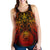 American Samoa Polynesian Women's Racerback Tank - Red Turtle Manta Ray - Polynesian Pride