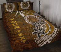 Chuuk Custom Personalised Quilt Bed Sets - Polynesian Boar Tusk - Polynesian Pride