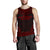 Marquesas Islands Men's Tank Top - Polynesian Chief Red Version Red - Polynesian Pride