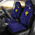 Hawaii Car Seat Covers - Hawaii Kanaka Maoli And Map ( Blue) Universal Fit Blue - Polynesian Pride