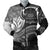 Samoa Men's Bomber Jacket - Samoa Seal Wave Style (Black) Black - Polynesian Pride