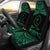 Chuuk Polynesian Custom Personalised Car Seat Covers - Pride Green Version Universal Fit Green - Polynesian Pride