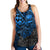 Samoa Polynesian Racerback Tank (Women) - Blue Turtle Flowing - Polynesian Pride