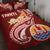 Tahiti Quilt Bed Set - Tahiti Seal Polynesian Patterns Plumeria Red - Polynesian Pride