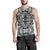 Polynesian Tribal Men's Tank Top White And Black - Polynesian Pride
