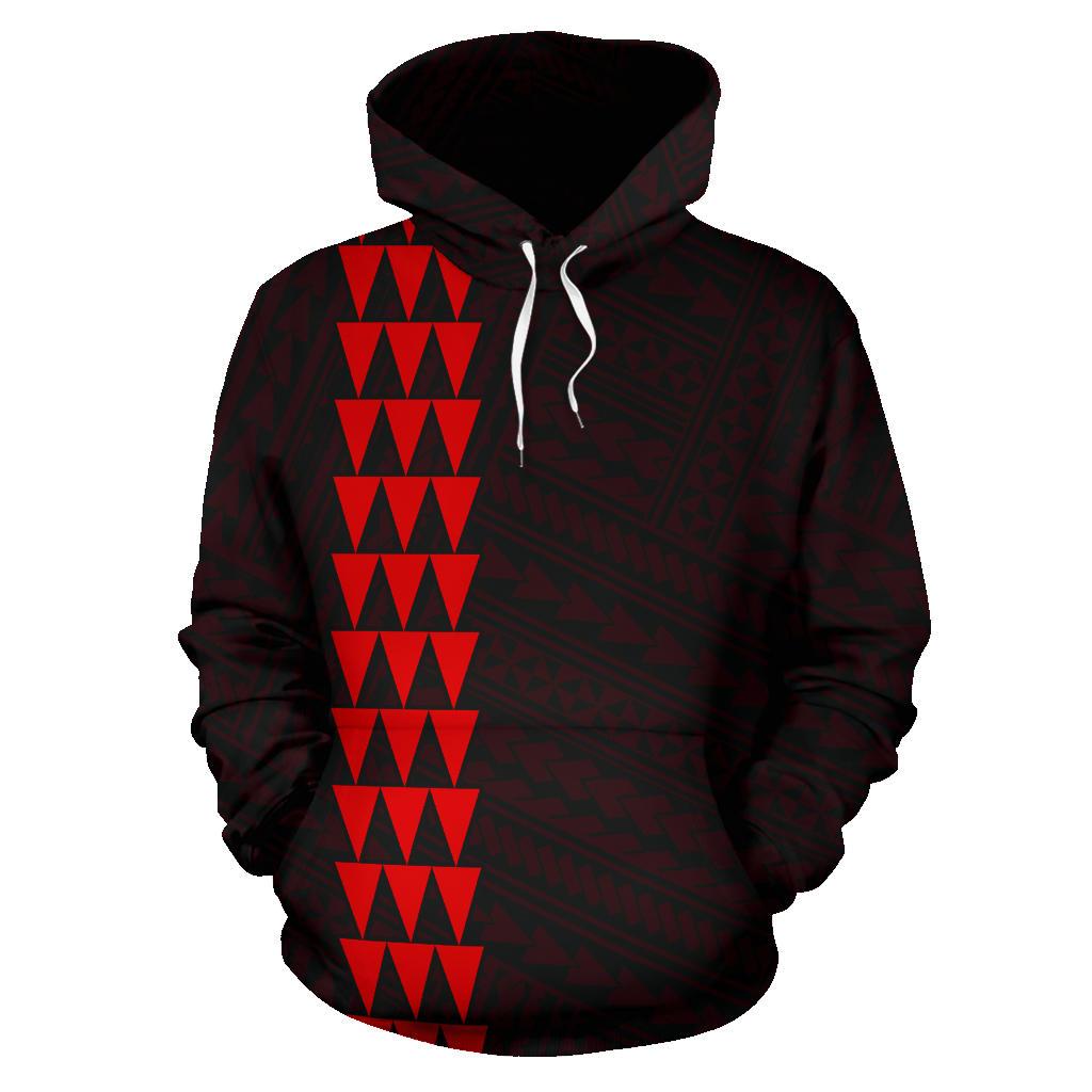 Polynesian Kakau Seal of Hawaii Hoodie Red - Polynesian Pride