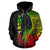 Cook Islands Polynesian Custom Zip up Hoodie Coconut Reggae - Polynesian Pride