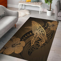 Hawaii Polynesia Whale Hibiscus - Gold Gold - Polynesian Pride