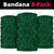 Polynesian Kakau Turtle Green Bandana 3 - Pack - Polynesian Pride