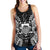 Tuvalu Polynesian Women Tank Top Map Black Black - Polynesian Pride