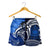 Samoa Women's Shorts - Samoa Seal Wave Style (Blue) - Polynesian Pride