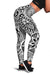 Polynesian Hawaiian Style Tribal Tattoo White Hawaii Women's Leggings AH White - Polynesian Pride