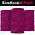 Polynesian Nation Pink Bandana 3 - Pack - Polynesian Pride