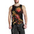 CNMI Men Tank Top - Turtle With Blooming Hibiscus Gold - Polynesian Pride