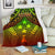Polynesian Kosrae Premium Blanket - Reggae Vintage Polynesian Patterns White - Polynesian Pride