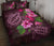 Hawaii Turtle Hibiscus Pink Simple Quilt Bed Set - Polynesian Pride