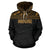 Niue Polynesian Hoodie Horizontal Gold - Polynesian Pride