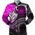 Samoa Men's Bomber Jacket - Samoa Seal Wave Style (Pink) Pink - Polynesian Pride