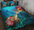 Hawaii Polynesian Quilt Bed Set - Sea Turtle Coral Treasure - Polynesian Pride