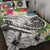 Tahiti Polynesian Quilt Bed Set - Summer Plumeria (White) White - Polynesian Pride