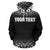 Tuvalu Polynesian Custom Hoodie Fog Black - Polynesian Pride